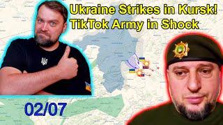 Update from Ukraine | Great! Massive Strike on Ruzzian positions in Kursk. Ruzzian army running Away