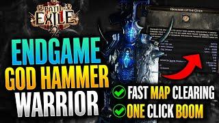 Path of Exile 2 - Best Endgame Hammer of the Gods Warrior Build Guide (POE 2 Best Warrior Build)