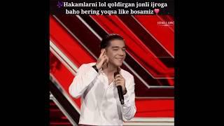 JONLI IJROGA BAHO BERAMIZX FACTOR SHOU PORTLADI ️SHAHRIYOR DO MURASHKI #music #covermusic