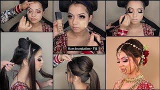 BRIDAL MAKEUP & HAIRSTYLE TUTORIAL || STEP BY STEP || WINSOME BY SIMRAN