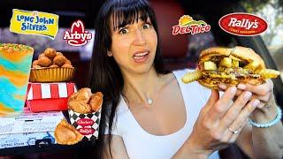 I Ate Fast Food Items I NEVER KNEW EXISTED For A Day!