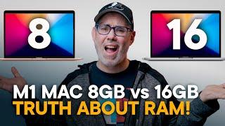 8GB vs 16GB for M1 Mac — The TRUTH About RAM!