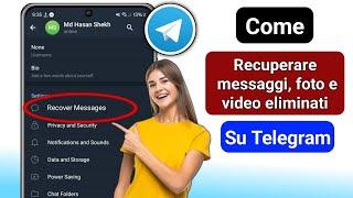 Come recuperare messaggi, chat, immagini e video di Telegram cancellati (metodo 2024)