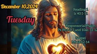 Today's Catholic Mass Readings & Gospel Reflection - Tuesday,Dec 10, 2024#masstoday#reflections