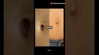 Innie vs Outie: Belly Button Facts!  #bellybutton #bodyfacts #funfacts #shorts