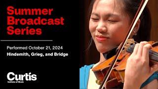 Student Recital: Hindemith, Grieg, and Bridge
