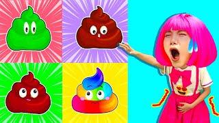 Colorful Poo Poo Song | Mega Compilation | DoliBoo Kids Song & Educational Videos