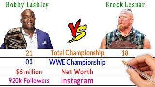 Bobby Lashley Vs Brock Lesnar Comparison - Bio2oons