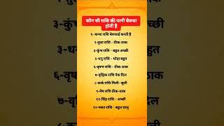 कौन सी राशि की पत्नी बेवफा होती है#motivation #astrology #rashifal #jyotishgyan #todayhoroscope
