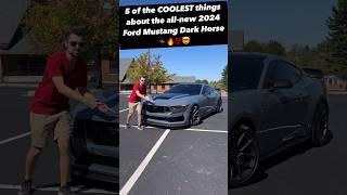 Five of the Coolest Features on the All-New 2024 Ford Mustang Dark Horse!