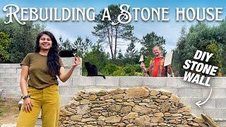 Challenge Accepted! BUILDING A STONE CABIN from scratch