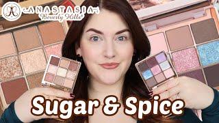 ANASTASIA BEVERLY HILLS HOLIDAY 2024 SUGAR & SPICE PALETTES | review and comparisons