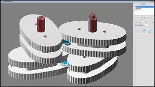 Synchronizer of a rotary vane engine