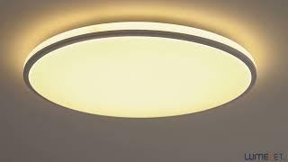 Philips LED ceiling light with switch, warm white, 22 W, white (Ozziet)