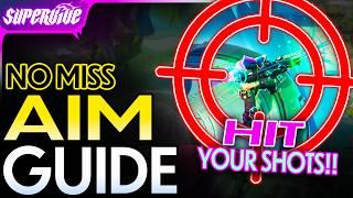 THE ULTIMATE SUPERVIVE AIM GUIDE! NEVER MISS AGAIN! TECHNIQUES + SETTINGS + TIPS + TRICKS + HOW TO!