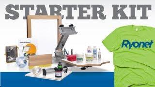 Screen Printing Silk Screening Starter Kit - How To Screen Print