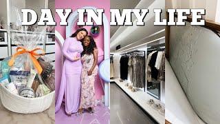 LIVING IN HOUSTON DIARIES | KAYALI EVENT, GIFT BASKET FOR MY NEIGHBOR, ZARA, BROKEN MIRROR +MORE !!