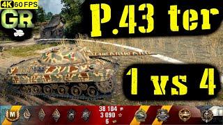 World of Tanks P.43 ter Replay - 9 Kills 3.7K DMG(Patch 1.4.0)