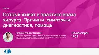 Острый живот в практике врача хирурга. Причины, симптомы, диагностика, помощь