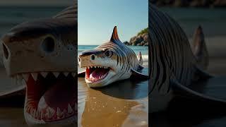 Unbelievable Animal Hybrids: TigerShark, OctoGorilla, WolfDolphin & CrocLeopard! #hybridanimals