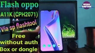 Flash Oppo A11k (CPH2071) Via Sp flashtool