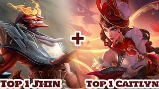 Wild Rift - Top 1 Caitlyn +Top 1 Jhin Gameplay Rank Season 14