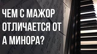 ЧЕМ С мажор ОТЛИЧАЕТСЯ от A минора. Ликбез