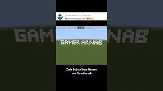 Gamer Arnab #shorts #shortsfeed #minecraft #minecraftshorts