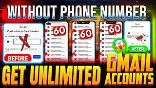 Without Number Get Unlimited GMAIL Accounts | Create bulk gmail accounts | Free google account