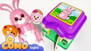 Como | Fun box puzzle 2 | Learn colors and words | Como Kids TV