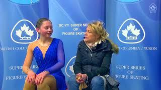 Uliana SHIRYAEVA SP 22.06.2024 BC/YT Section Super Series High Performance @ Ульяна ШИРЯЕВА