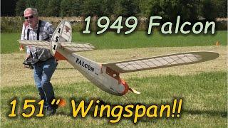 Huge 1949 Vintage Falcon - 151" Wingspan - Cockelbarrow 14 July 2024