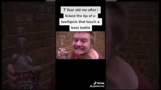 Guy drinks vodka then goes crazy