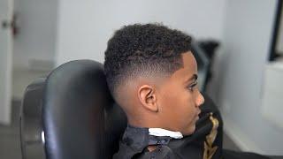 How to fade mixed boy hair || barber tutorial