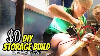 $0 DIY Storage Solution for a Tiny RV Bedroom @positivelyobnoxious
