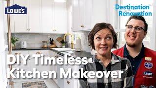DIY Kitchen Makeover and How to Tile a Backsplash  | Destination Renovation