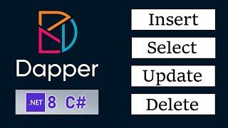 Insert, Select, Update, Delete using Dapper | ASP.NET Core Web Api | C#