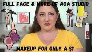 MAKEUP FOR A $1!!  A full face + more from AOA Studio & Surprise! It was Actually Good!!