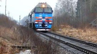 [RZD] Freight trains at Batetskaya station