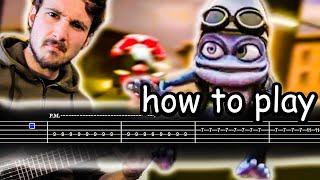 How To Play CRAZY FROG AXEL F [METAL] - [tab & backing track download]