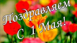 С 1 Мая 2021! Красивое поздравление с 1 Мая! Музыкальная открытка с Первомаем! С праздником 1 Мая!