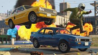 The WORST  PARKOUR MISTAKES You Can Make in GTA V! @SamWilson07   @QuantumCheeta