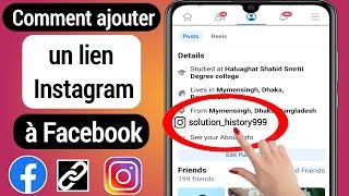 Comment ajouter un lien Instagram sur Facebook | Mettre le lien Instagram sur Facebook