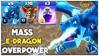 Overpowered Th15 Electro Dragon Attack Strategy for 3 Star* Best TH15 Attack in Clash of Clans