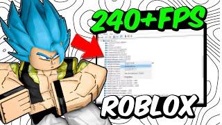 How I Boosted Roblox to 240+ FPS on a Low-End PC!  (Max FPS & No Lag)