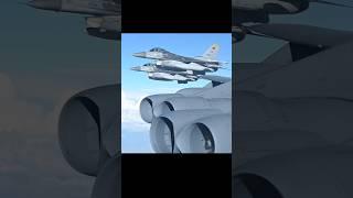 F-16s Escort a B-52 Beast ️ #shorts #ytshorts #ytshortsindia #usa #f16 #b52bomber #airforce