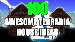 100 Awesome Terraria House Ideas! | Terraria Base Designs