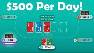 Online Poker for Beginners - $300-$500 PER DAY! ️