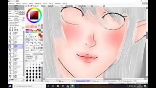 【Speedpaint】 Virtual love Rouen & Rose Paint Tool SAI