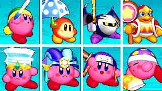 Kirby Battle Royale - All Copy Abilities & Characters